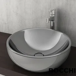 LAVABO ROMA 45x45 SILVER BOCCHI