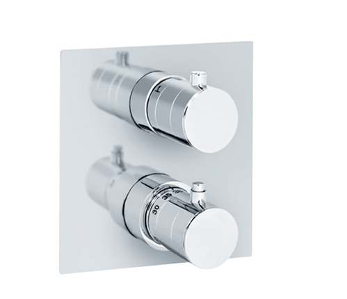 UZIDNA BATERIJA ZA TUŠ KADU SA DVA IZLAZA THERMO2 - ROSAN JT31901