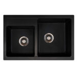 SUDOPERA METALAC QUADRO+2D/78X50 CRNA 171004