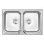 SUDOPERA USADNA AURORA 2D/F90 79X50 INOX METALAC 187954