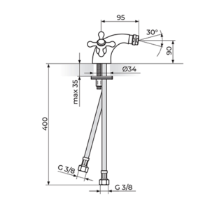 ROSAN BRONTEE BATERIJA ZA BIDE NB29101 - Image 2