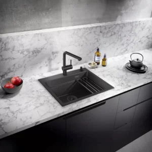 BLANCO SUDOPERA ETAGON 6 BLACK PČ+PRIBOR SILIGRANIT 526339 - Slika 3