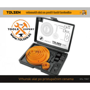 SET KRUNA ZA BUŠENJE 14/1 TOLSEN 75867 - Slika 1