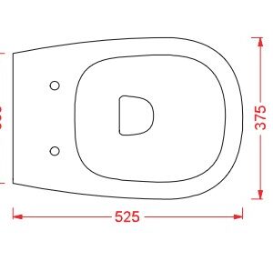 WC ŠOLJA ATELIER KONZOLNA RIMLES ATV001 ARTCERAM IT - Slika 3