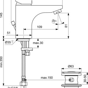 BATERIJA CERAPLAN III LVB STH - IDEAL STANDARD BO704AA - Image 2