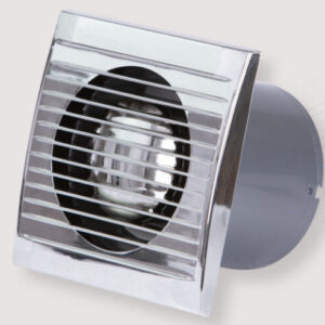 VENTILATOR SA KLAPNOM F100 - CHROM/TIMER - CAPO CASA