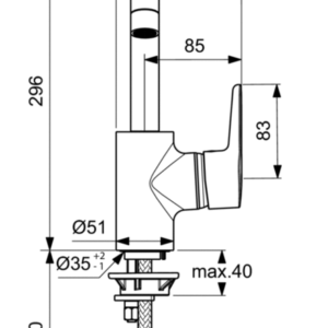 BATERIJA CONNECT SUDOPERA STH - IDEAL STANDARD B9931AA - Image 3