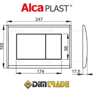 TIPKA ZA VODOKOTLIĆ, HROM MAT - Slika 3