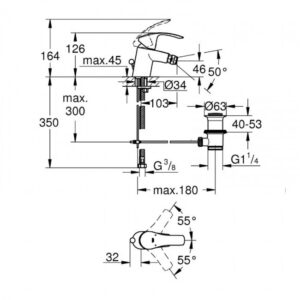 BATERIJA ZA BIDE EUROSMART - GROHE 32929002 - Image 3