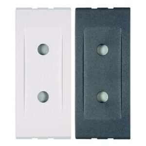 PRIKLJUČNICA DVOPOLNA EURO ANTRACITE - ALING CONEL 652.A - Slika 1